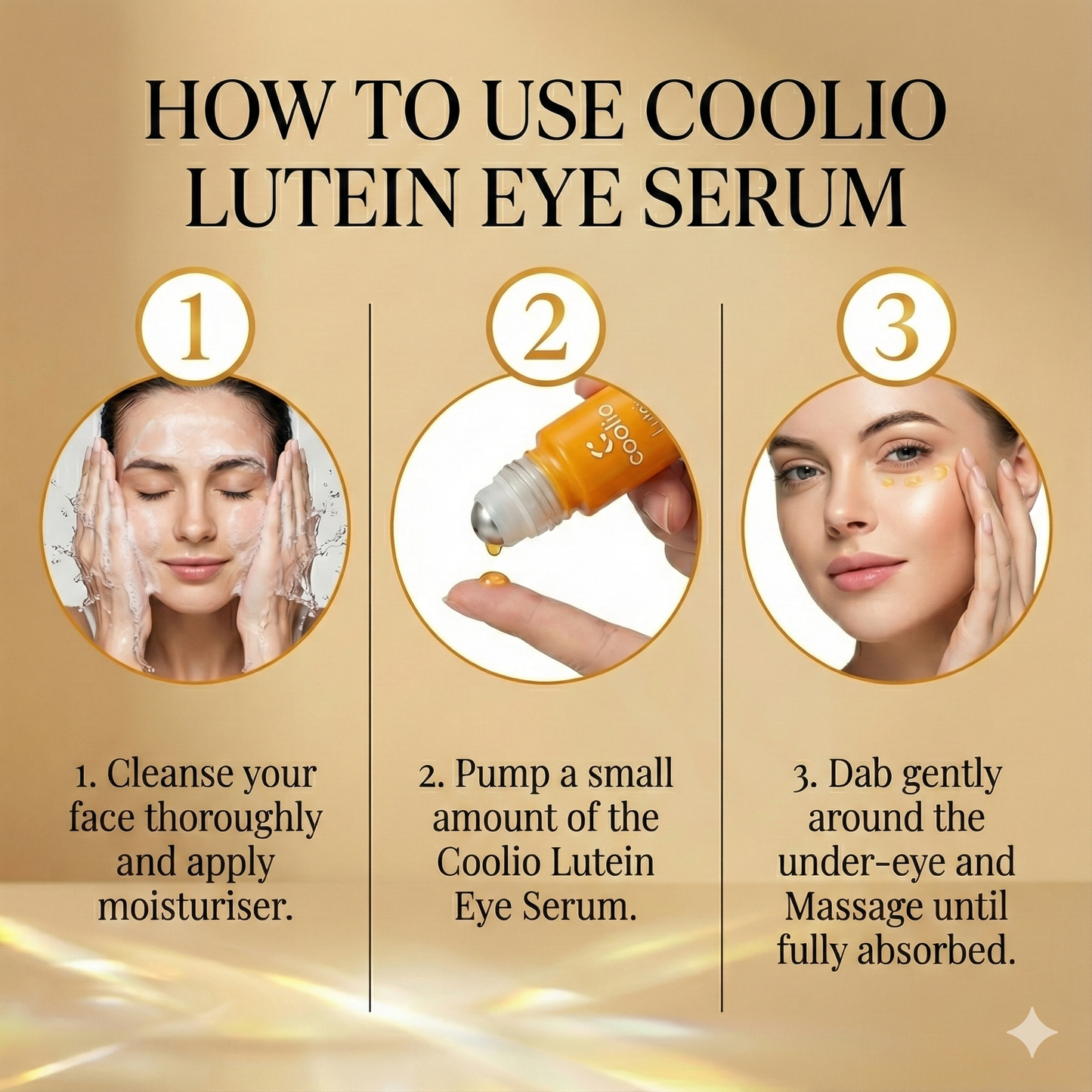 Lutein Anti-Wrinkle & Firming Eye Serum – 50ml (Buy 1 Get 1 Free)